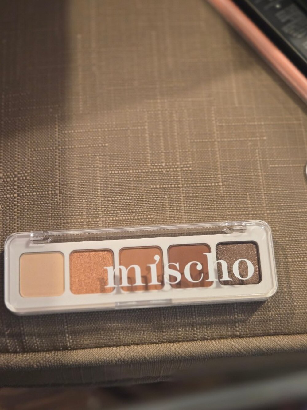 Mischo Beauty Mini Eyeshadow Palette 02 BNIB Rich Mattes & Metallics Free Brush